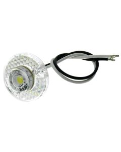 L.E.D. Round Front Position Light (White)