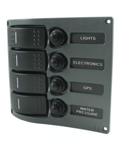 L.E.D. Switch Panel (4 Gang)