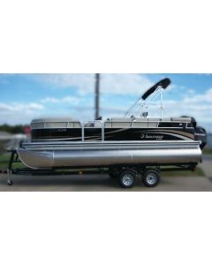 4 Bow Square Tube Bimini Top with Boot 96”-102” (Gray)