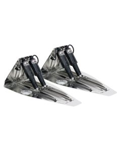 LS-Limited Space Trim Tab Kit - 12-volt - Electro-Polished Finish (4" X 12")