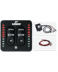 LED Indicator Two-Piece Tactile Switch Kit with Pigtail for Single Actuator Systems