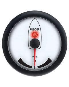 Viewline Ivory Series White Face Gauges - Rudder Angle Indicator