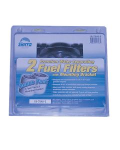 Fuel Water Separator Kit - 21 Micron Bonus Pack (1/4” Aluminum, Short Filter)