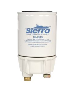 Fuel Water Separator Replacement Filter with Metal Collection Bowl