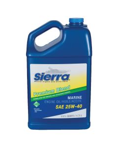 Premium Blend 4 Stroke Engine Oil - SAE 25W-40 (5 Quart)