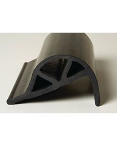 “P” Shaped Dock Bumper - Large (Black)