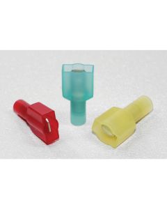 Cable Fully Insulated Quick Slides (22-18 AWG, Red, Male)