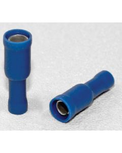 Heat Shrink Insulated Bullet-End Female Connectors (16-14 AWG, Blue)