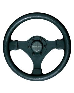 Thermoplastic Soft Touch Grip Steering Wheel - Black (11”)