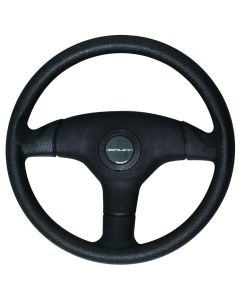 Antigua Style Soft Touch Grip Steering Wheel - Black