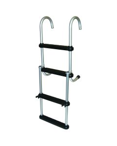 Aluminum Removable Folding Pontoon Ladder (4-Step)