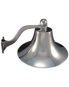 8" Heavy Cast Chrome Plated Ship’s Bell