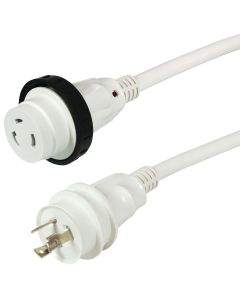 Power Cord Plus® Cordset (50’, White)