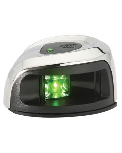 LightArmor L.E.D. Side Light - Deck Mount (Stainless Steel, Green)