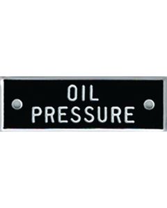 Identi-Plates™ Oil Pressure