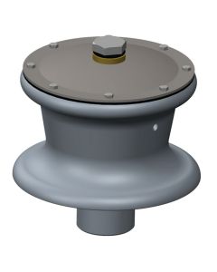 Heavy Duty Thru-Deck Fabricated Roller Button (12")