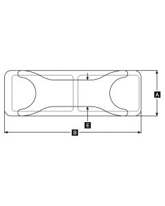 12” Closed Chock - Cast Steel (DF-490)