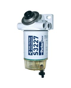 Outboard Spin-On Series Marine Fuel Filter Water Separator with Clear Plastic Bowl (90 GPH)