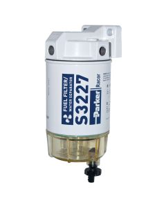 Outboard Spin-On Series Marine Fuel Filter Water Separator with Clear Plastic Bowl (60 GPH)