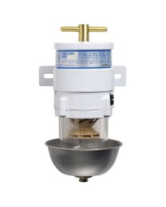 Marine Turbine Series Fuel Filter/Water Separator (60 GPH, Clear Plastic Bowl)