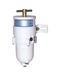 Marine Turbine Series Fuel Filter/Water Separator (60 GPH, Metal Bowl)