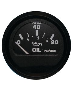 Euro Black Gauges - Oil Pressure Gauge (80 PSI)