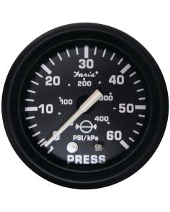 Euro Black Gauges - Water Pressure Gauge Kit (60 PSI)