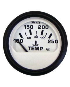 Euro White Gauges - Water Temperature Gauge (100°-250° F)