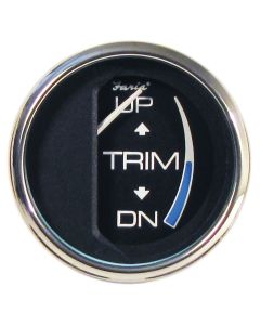 Chesapeake Black Stainless Steel Gauges - Trim Gauge (OMC Cobra - 1993-94, Volvo SX - MD)