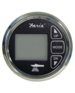 In-Dash Digital Dual Temp Depth Sounder (Chesapeake Black/Stainless Steel)