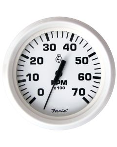 Dress White Gauges - Tachometer (All Outboard, 7,000 RPM)