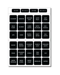 Weatherproof Panel 120 Label Kit