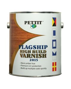 Flagship High Build Varnish - High Gloss (Amber, Quart)