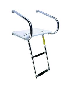 Transom Platform with Telescoping Ladder (2 Steps)