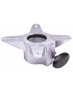 Fixed Height Pedestal System Anodized Aluminum Swivel Seat Mount Top