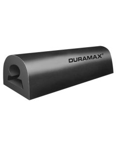 Johnson Duramax Commercial Bumper - Tapered D-Shape (Black, 3-1/8”)