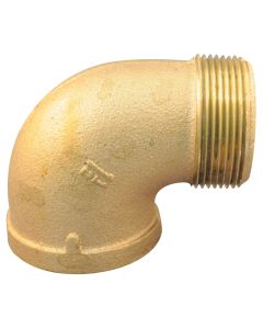 Brass 90° Pipe Street Elbows (2” NPT)