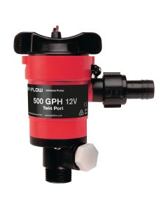 Twin Port Aerator/Livewell Pump (500 GPH)