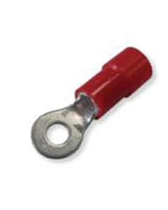 Vinyl Insulated Ring Tongue Terminals (22-18, #8, Red)