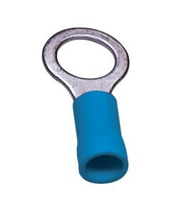 Vinyl Insulated Ring Tongue Terminals (6, 1/4, Blue)