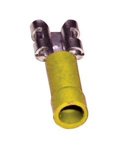 Vinyl Insulated Quick Disconnects (12-10, Yellow, Female)