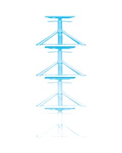 Motor Boat Stand - Orange Galvanized Long Top (33”-50”)