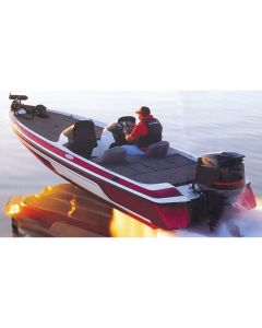 Wide Bass Boat Cover 17' 6" x 90" (Mist Gray)