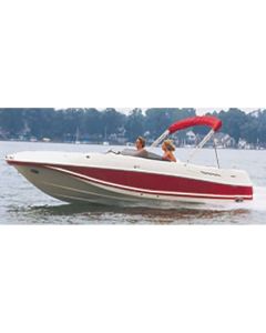 Deck Boat with Walk-Thru Windshield or Side Console Cover 22' 6" x 102" (Mist Gray)