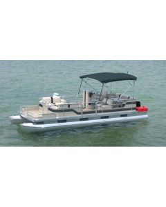 4 Bow Square Tube Pontoon Top with Boot (Pacific Blue)