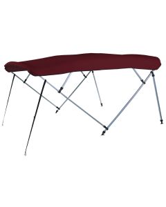 4 Bow Square Tube Pontoon Top with Boot (Jockey Red)