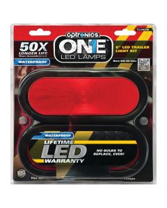 L.E.D. 6” Sealed Oval Tail Light Kit