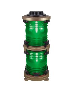 Fig. 1168 Series Double Lens Navigation Light Set (Green All-Round)