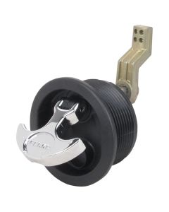 Fig. 1091 “T” Handle Surface Mount Non-Locking Latch with Offset Cam Bar (Black)