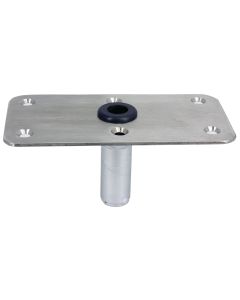 KingPin™ Series Threaded Rectangular Steel Base (4” x 8”, Display Package)